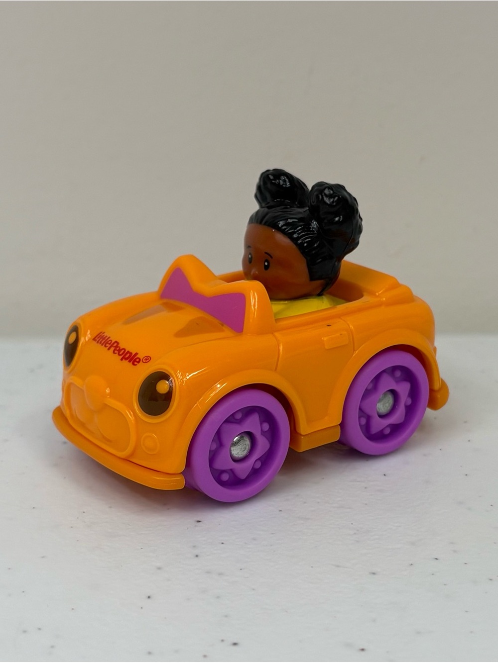 Little People Tessa Kitty Cat Orange Wheelie RARE HTF Fisher Price 2013 Car